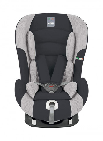 Safe And Comfortable Isofix 0+ Months Car Seat - Grey/Black