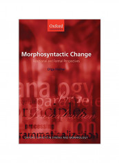 Morphosyntactic Change: Functional And Formal Perspectives Hardcover