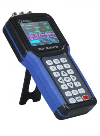 Portable LCD Display Double Channel Signal Generator Black/Blue