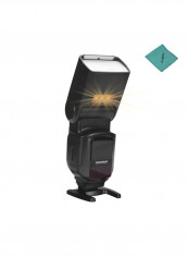 Wireless LED TTL Flash Light For Nikon DSLR Camera Black