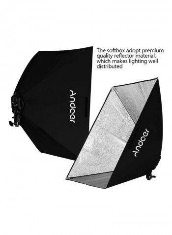 Photo Studio Lighting Kit Green/White/Black