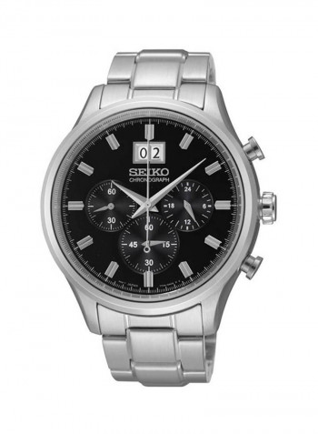 Men's Stainless Steel Chronograph Wrist Watch SPC083P1