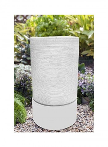 Garden Fountain White