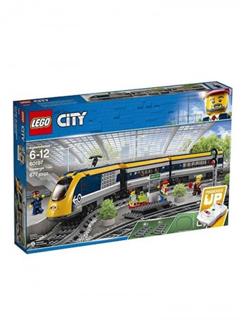 677-Piece City Passenger Train Building Toy