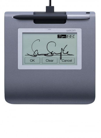 Digital Signature Monochrome LCD Tablet STU-430 Grey/Black