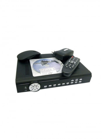 HD 8CH DVR Camera Black 20x20centimeter