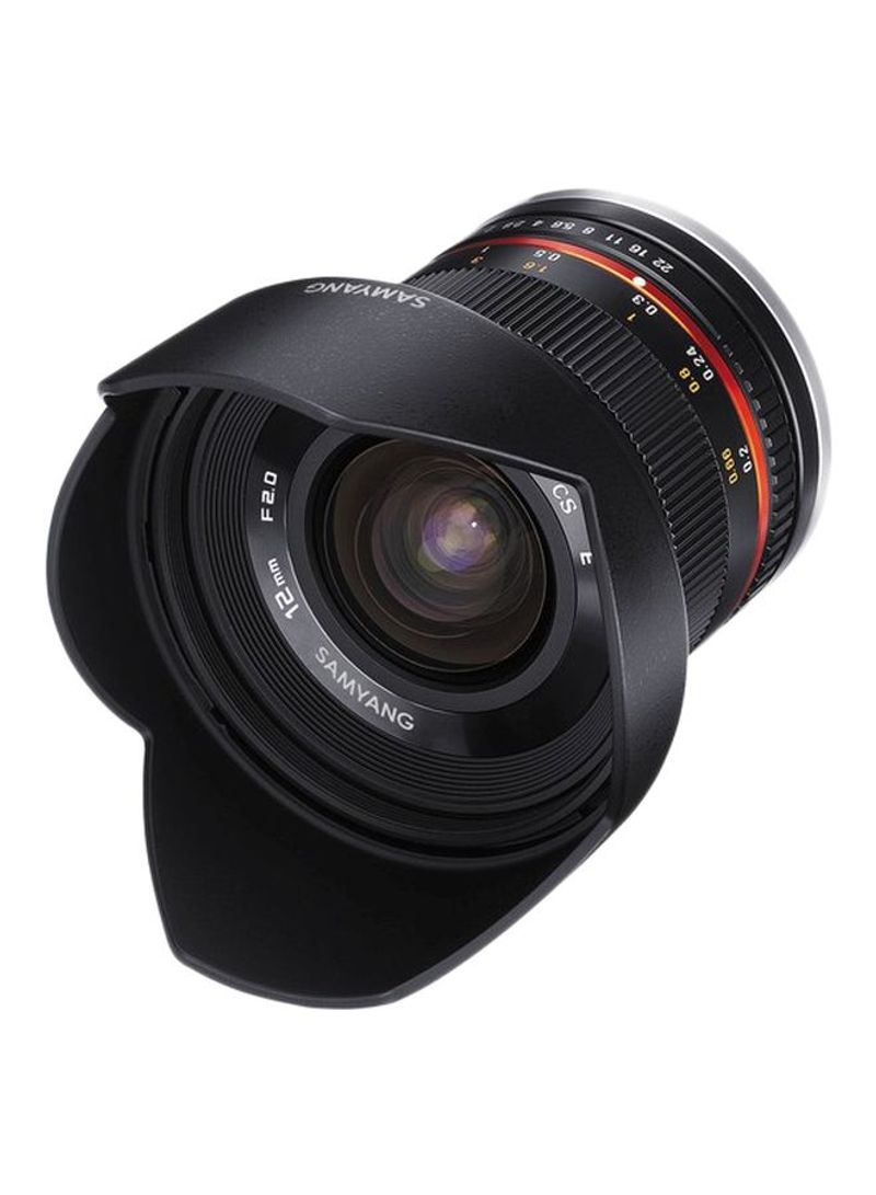 12mm f/2.0 NCS CS Lens For M4/3 Black