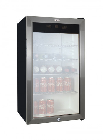 Freestanding Door Refrigerator 85 l YCC Black