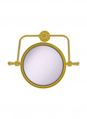 Retro Dot Collection Wall Mounted Double Face Mirror Polished Brass 8inch
