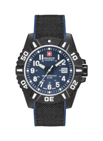 Men's Black Carbon Analog Watch 6-4309.17.003