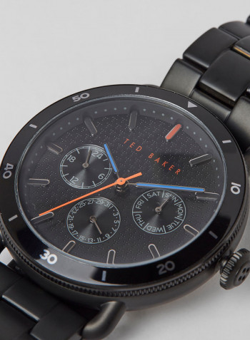Men's Magarit Watch With Black Dial And Stainless Steel Bracelet