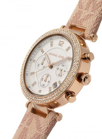 Women's Parker Water Resistance Plastic Chronograph Watch MK6935