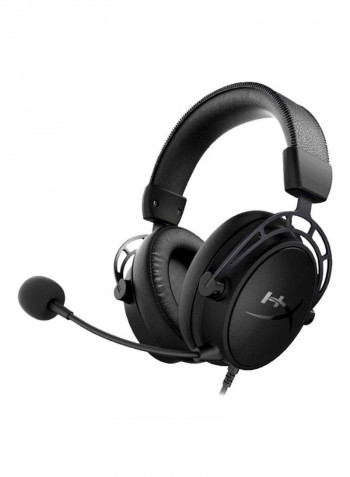 Hyperx Cloud Over-Ear Gaming Headset With Detachable Mic For PS4/PS5/XOne/XSeries/NSwitch/PC Black