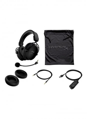 Hyperx Cloud Over-Ear Gaming Headset With Detachable Mic For PS4/PS5/XOne/XSeries/NSwitch/PC Black