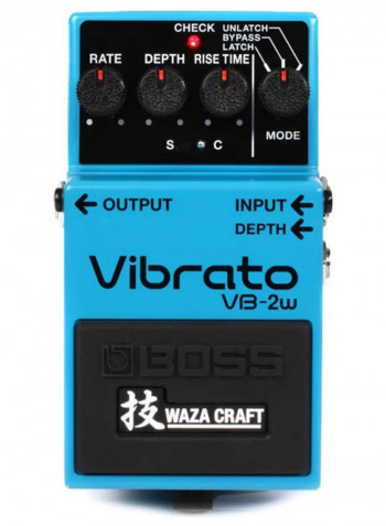 Vibrato Pedal VB-2W Blue/Black