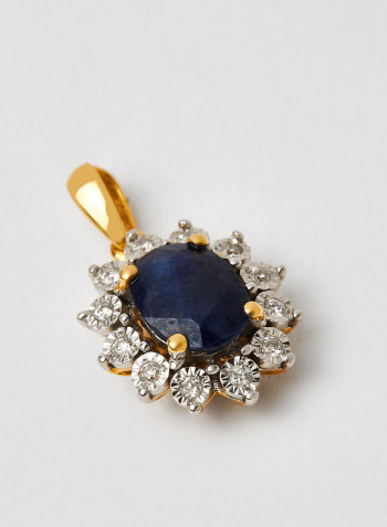 Pure Sparkle Diana Sapphire Pendant