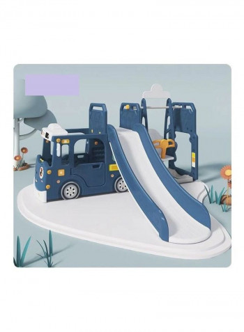 Kids Indoor Bus House and Swing 146 x 46 x 67cm
