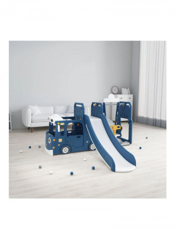 Kids Indoor Bus House and Swing 146 x 46 x 67cm