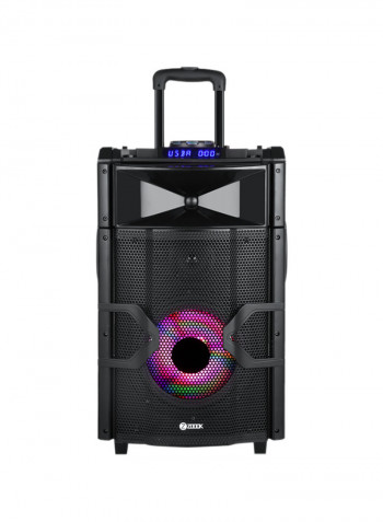 Rocker Beatbox Pro Extreme Sound Machine With DJ Mixer PAD And Light Effects 70.8 x 46 x 38.2centimeter Black