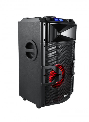 Rocker Beatbox Pro Extreme Sound Machine With DJ Mixer PAD And Light Effects 70.8 x 46 x 38.2centimeter Black