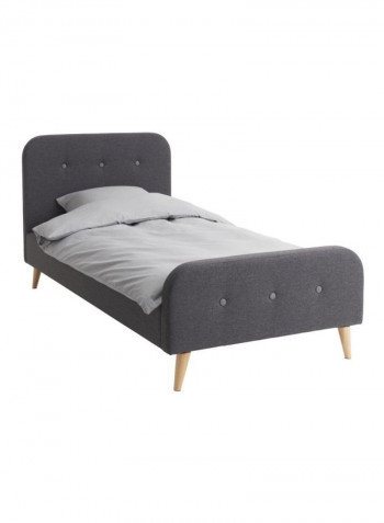 Kongsberg Bed Frame Grey 106x218x101cm
