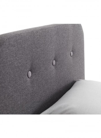 Kongsberg Bed Frame Grey 106x218x101cm