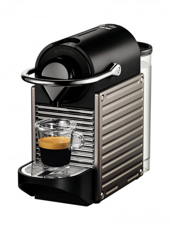 Pixie Bundle Coffee Machine C51BU-TI Black/Silver