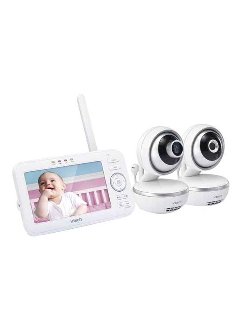VM4261-2 Digital Video Baby Monitor With Pan And Tilt With 2-Cameras Full Color & Automatic Night Vision