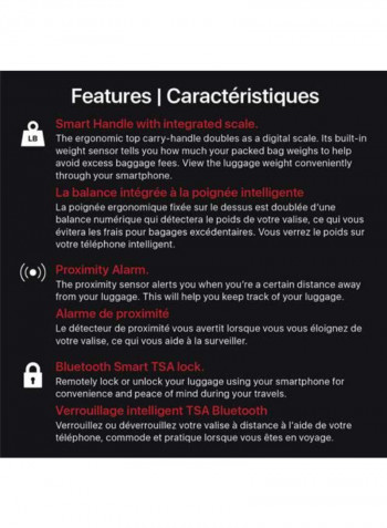 Heys Smart Luggage Trolley خمري