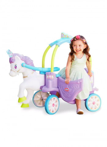 Magical Unicorn Ride-On Toy