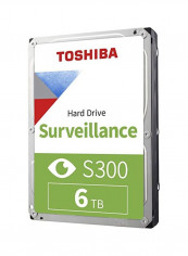S300 Surveillance Hard Drive 6TB Silver/White