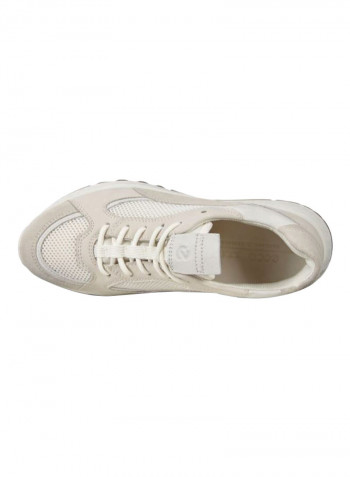 St1 Lace-Up Sneakers White