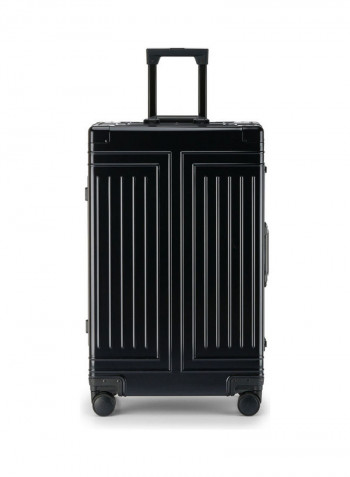Ultra-Light Expandable Spinner Wheels Hardside Luggage Trolley Black