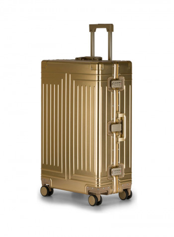 Ultra-Light Expandable Spinner Wheels Hardside Luggage Trolley Gold