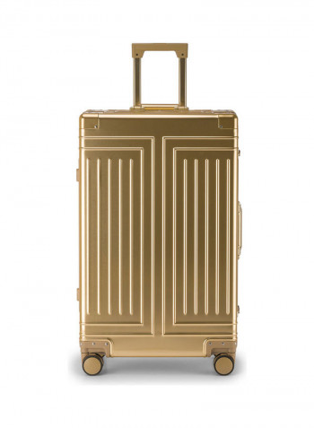 Ultra-Light Expandable Spinner Wheels Hardside Luggage Trolley Gold