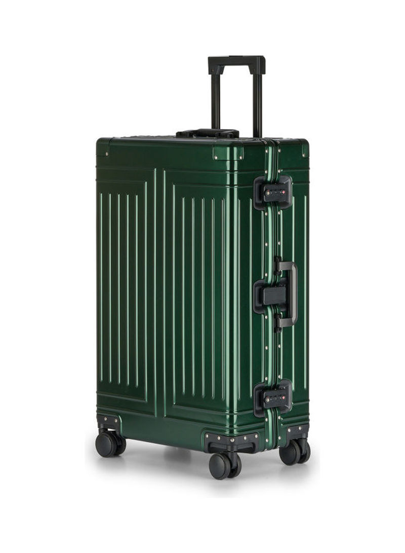 Ultra-Light Expandable Spinner Wheels Hardside Luggage Trolley Green