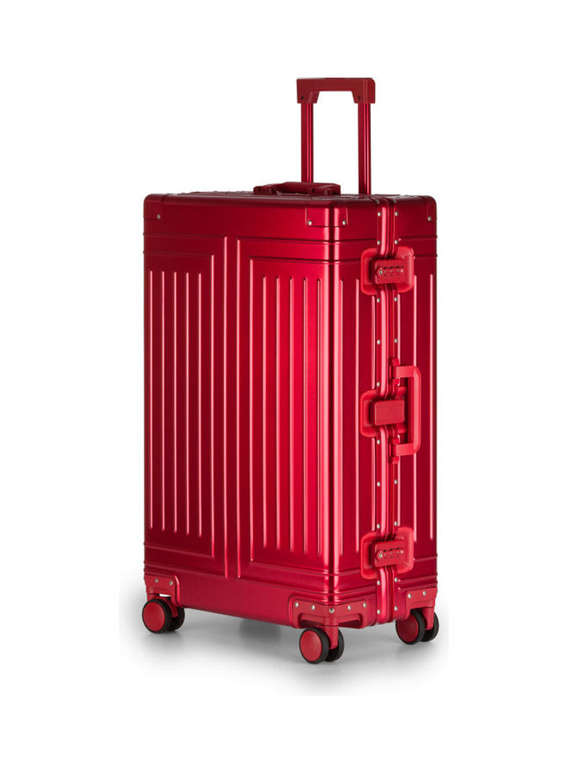 Ultra-Light Expandable Spinner Wheels Hardside Luggage Trolley Red