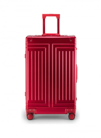 Ultra-Light Expandable Spinner Wheels Hardside Luggage Trolley Red