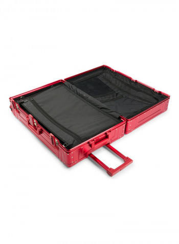 Ultra-Light Expandable Spinner Wheels Hardside Luggage Trolley Red