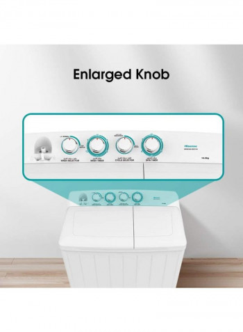 Twin Tub Washing Machine 14 KG 14 kg 220 W XPB140-SXC14 White/Grey