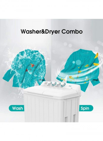 Twin Tub Washing Machine 14 KG 14 kg 220 W XPB140-SXC14 White/Grey