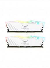 T-Force Delta RGB DDR4 (2x16GB) Cl16 Desktop Memory Module 32GB White