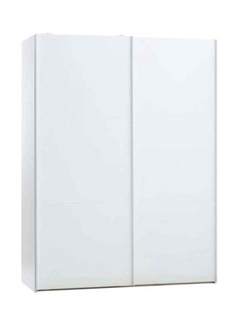 Onsted Wardrobe White 151x201x64centimeter