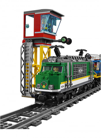 1226-Piece City Trains Cargo Train Building Sets 60198 22.91x14.88x4.65inch