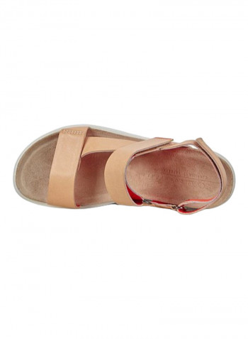 Corksphere Slip-On Sandals Beige/White