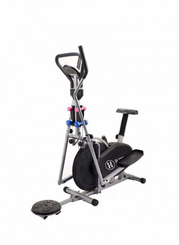 Elliptical Trainer and Exercise Bike with Seat and Easy Computer, Cardio Cross Trainer For Home/Office Fitness Workout 37.8x26.6x 60inch