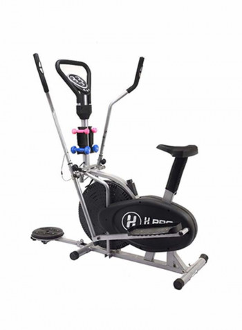 Elliptical Trainer and Exercise Bike with Seat and Easy Computer, Cardio Cross Trainer For Home/Office Fitness Workout 37.8x26.6x 60inch