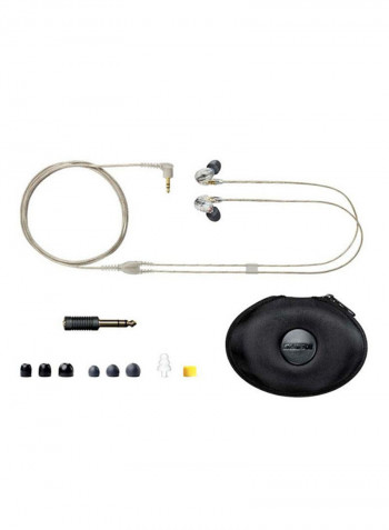 SE425 Sound Isolating Earphones With Dual High Definition MicroDrivers Clear