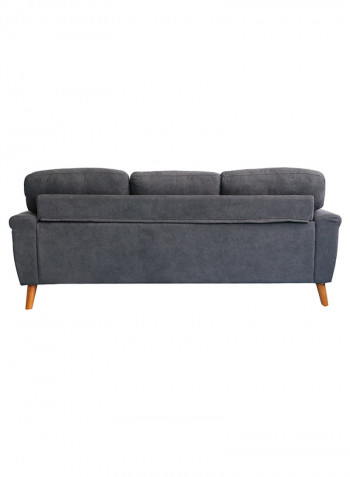 Sky Reversible Left Right Fabric Corner Sofa Grey 198x77x82cm