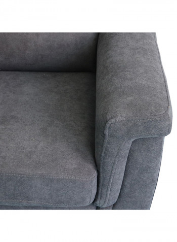 Sky Reversible Left Right Fabric Corner Sofa Grey 198x77x82cm